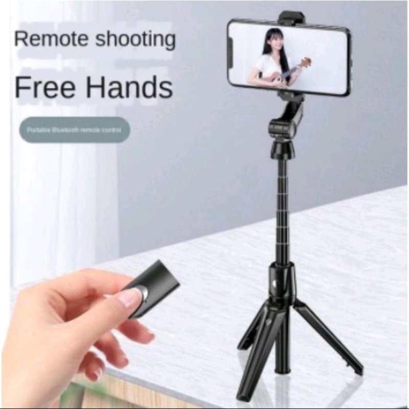 K21 SELFIE STICK / TONGSIS BLUETOOTH SHUTTER TRIPOD HOLDER