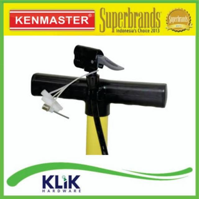 Kenmaster Pompa Sepeda Tabung Aluminium Tanpa Meter