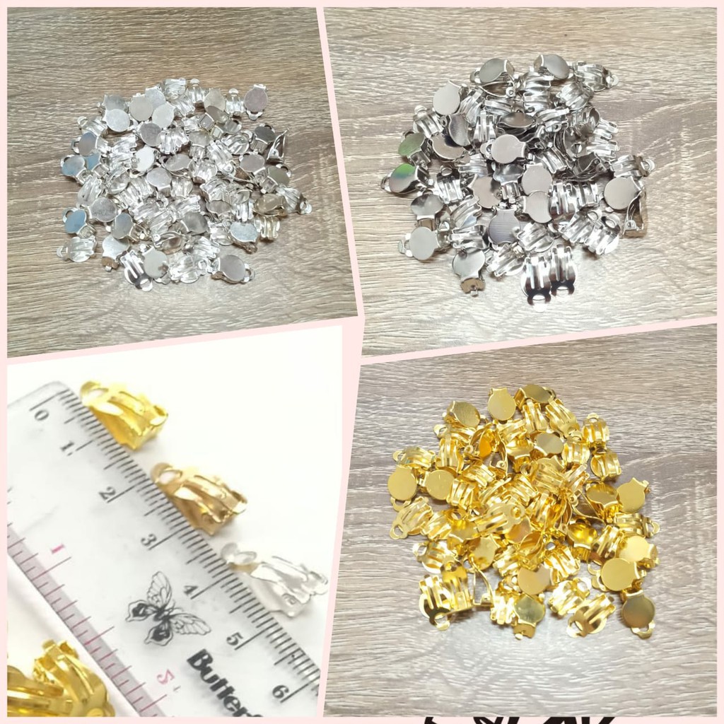 1 PASANG - 1.5 CM PENJEPIT ANTING | BAHAN ANTING