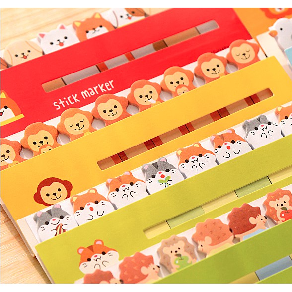 

SALE!!!TERLARIS!!! Stick Marker Cute Animal n Cute Things MEMO & STICK NOTE
