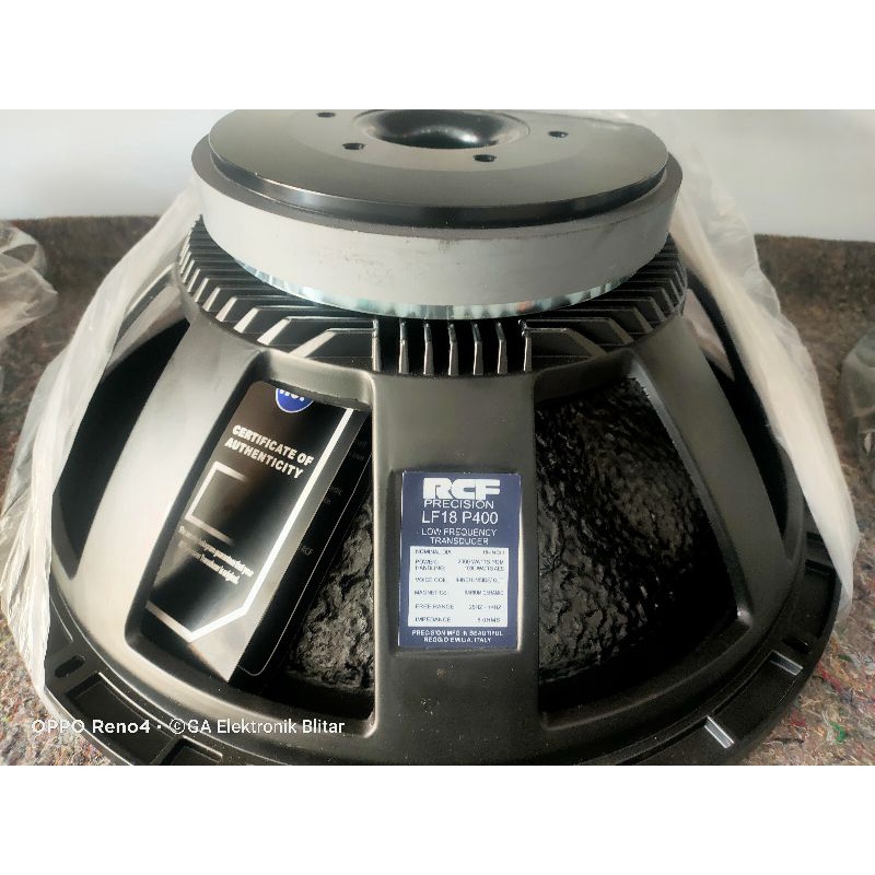 speaker subwofer RCF L18P400 18inc