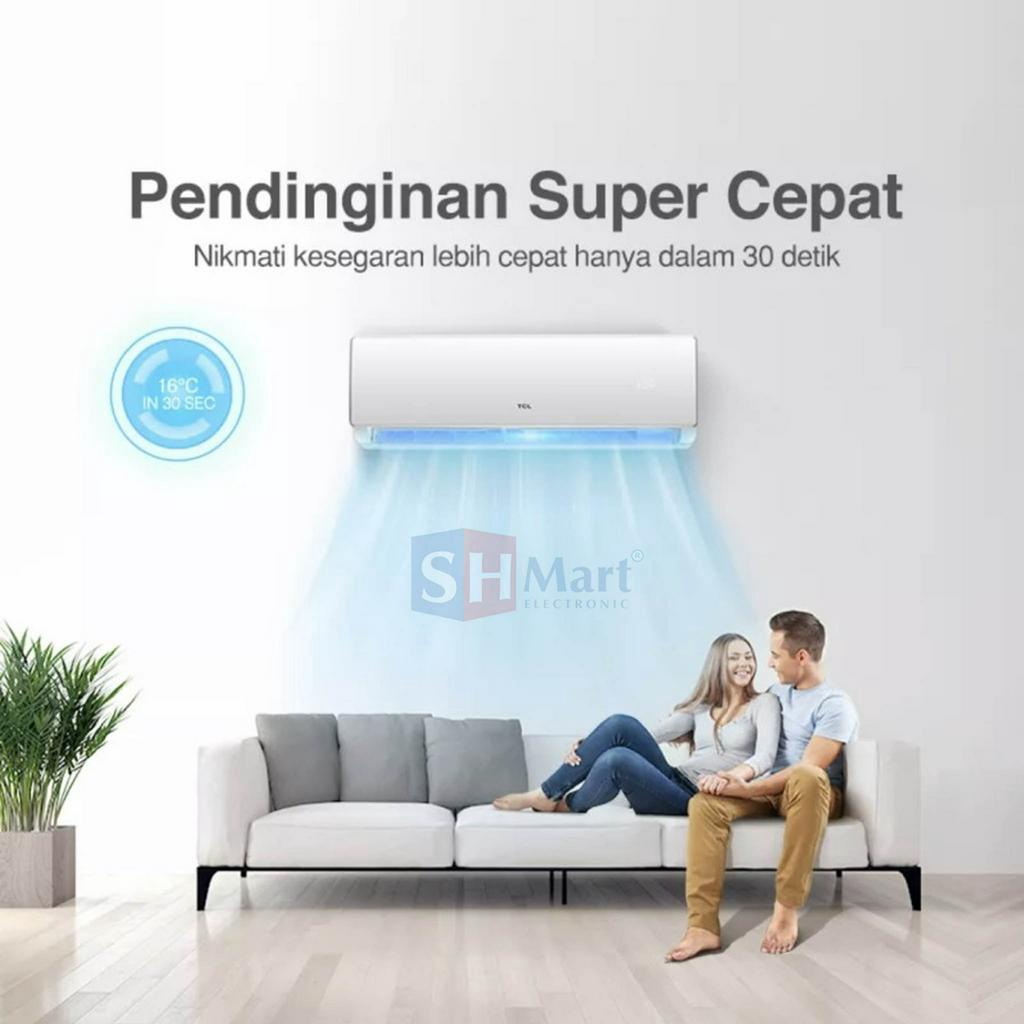 AC TCL STANDART 1/2 PK / TCL 1 PK TAC-05CSDX  / TAC-09CSA GARANSI RESMI - HANYA UNIT