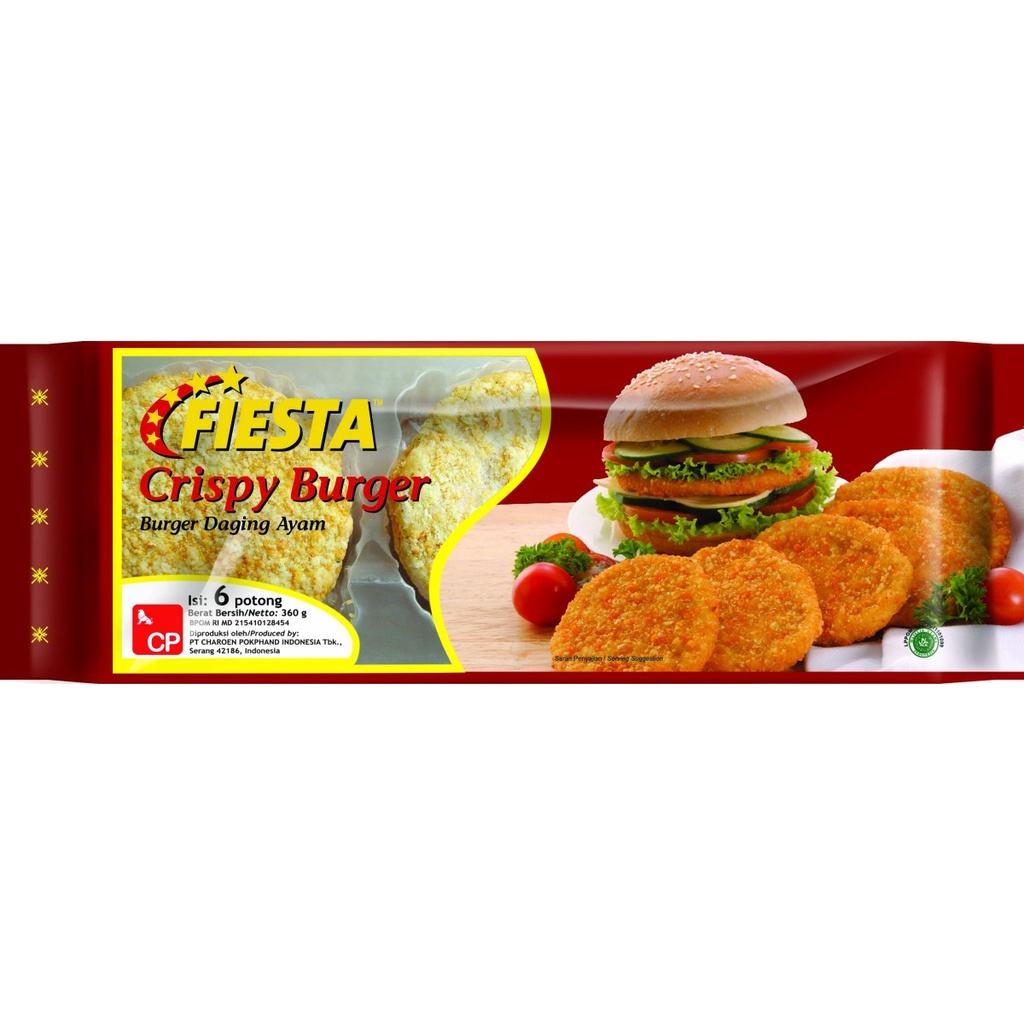 FIESTA CRISPY BURGER AYAM 360 GR