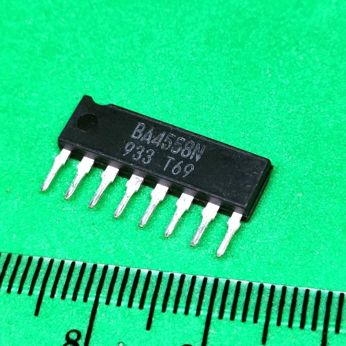 BA4558N BA 4558 N DUAL OP AMP PERSAMAAN 4558 4580 TL072 NE5532 ZIP-8