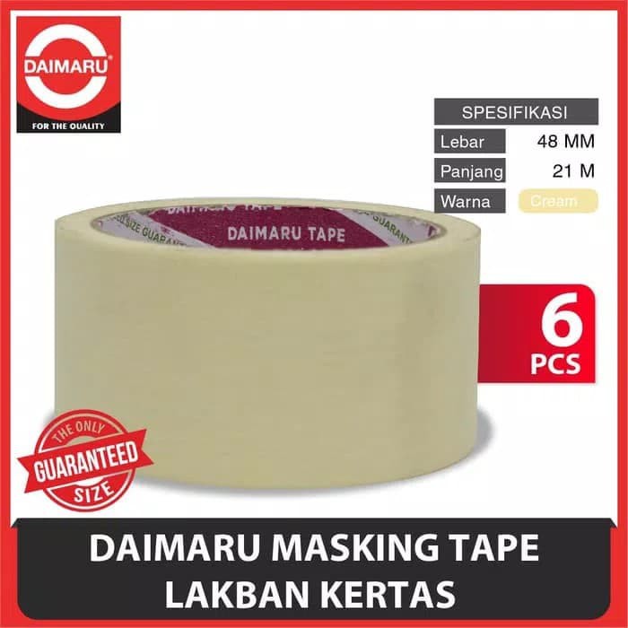 

Masking Tape - Lakban Kertas 2" 21m Daimaru
