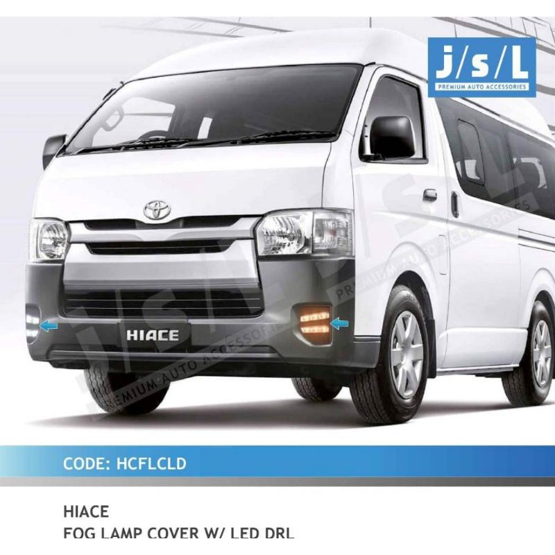 foglamp led drl toyota Hiace with sein jsl