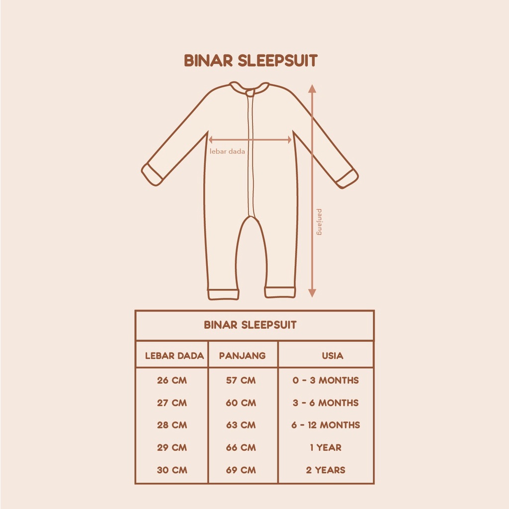 Booyah Baby &amp; Kids Piyama Anak - Binar Sleepsuit (0-2 tahun)