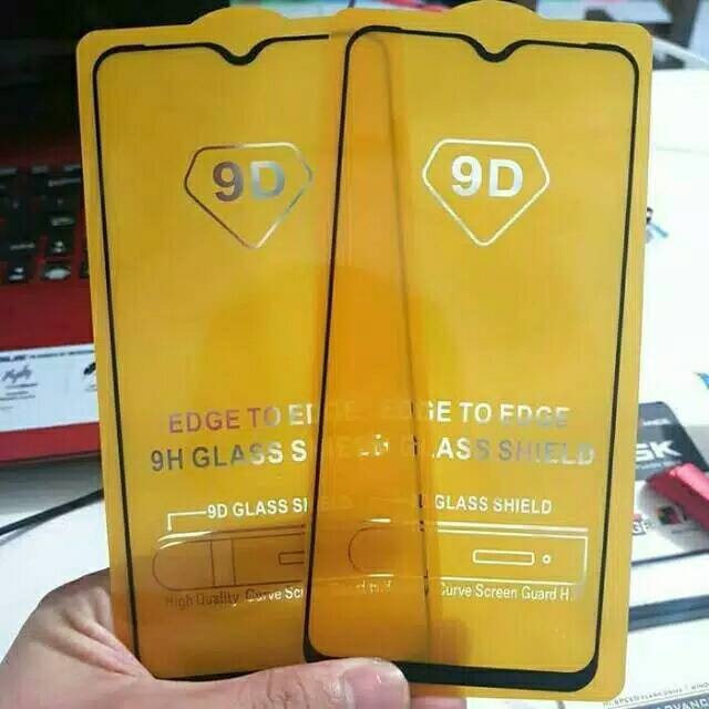 Ready stock Tempered Glass FULL LEM 9D REDMI NOTE 7