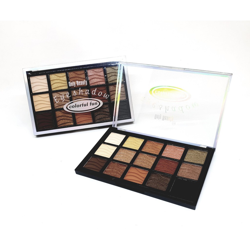 EYESHADOW ONLY BEAUTY 15 Colors Eyeshadow Palette Bright Lux&amp;Neturals&amp;Twilight&amp;Tropical