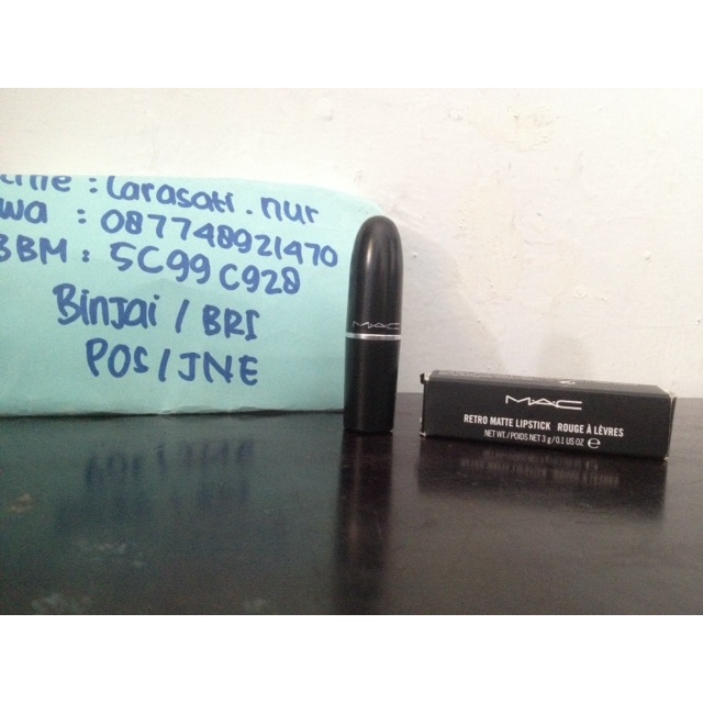 Preloved Lipstick MAC Retro Matte shade Ruby Woo