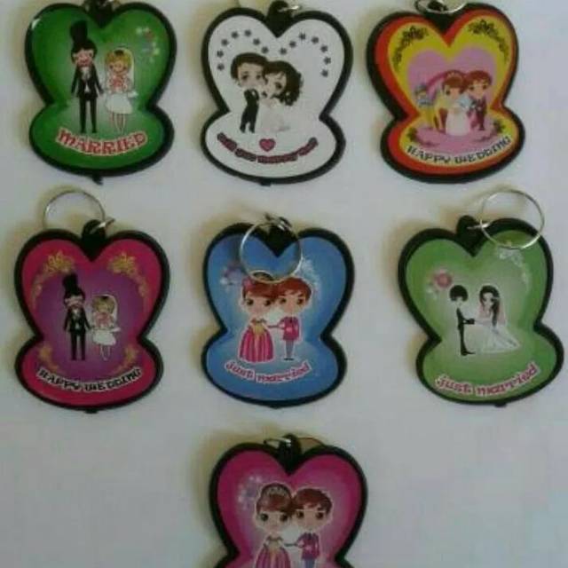 Souvenir Pernikahan Gantungan Kunci Pengantin
