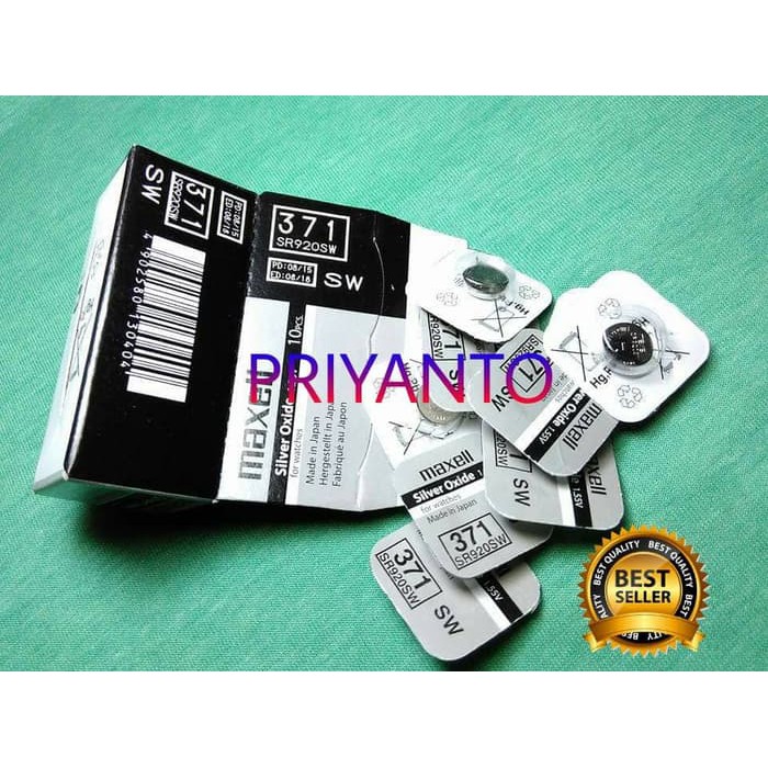 BATRAI JAM TANGAN MEXELL SR920SW ORIGINAL SILVER OXIDE SINGLE PACK