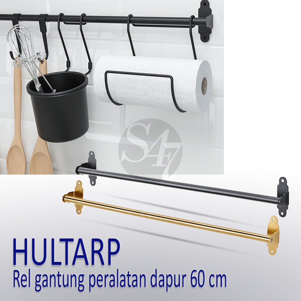 Rel Gantung Peralatan Dapur / Rel Uk 60 Cm