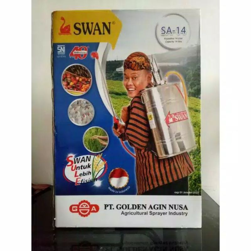 Tangki semprotan manual 14 liter SWAN