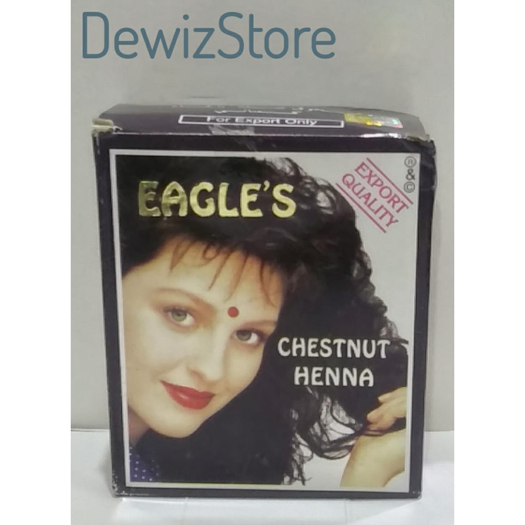 EAGLE'S CHESTNUT HENNA HAIR DYES / PEWARNA RAMBUT HENNA (CHESTNUT)