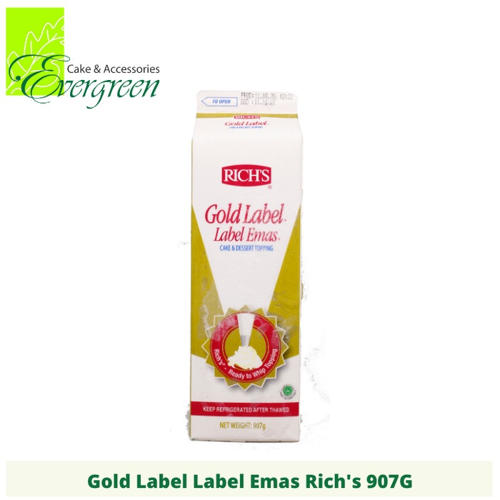 

Jual Rich Topping Gold Label 900 G