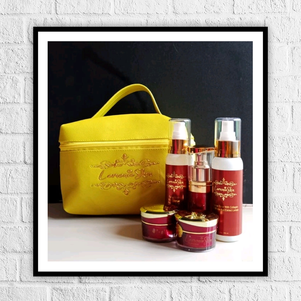 PRODUK ORIGINAL 100% - Lemonie Skin Paket Skincare Anti Flek / Cream Anti Flek Hitam Ampuh