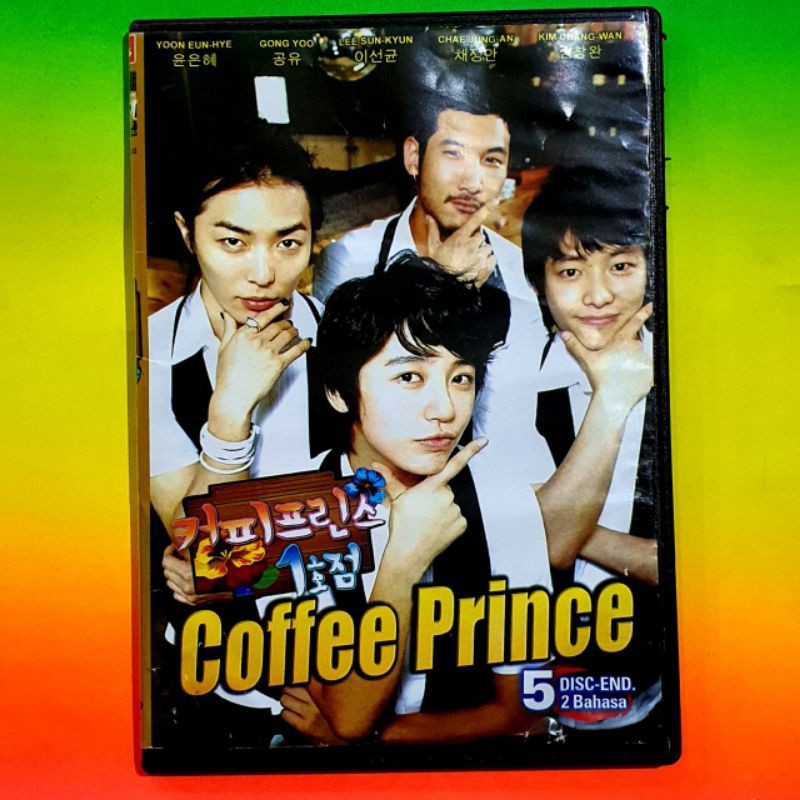 KASET FILM COFFE PRINCE 5 DISC/END - KASET VIDEO FILM DRAMA KOREA ROMANTIS 2 Bahasa