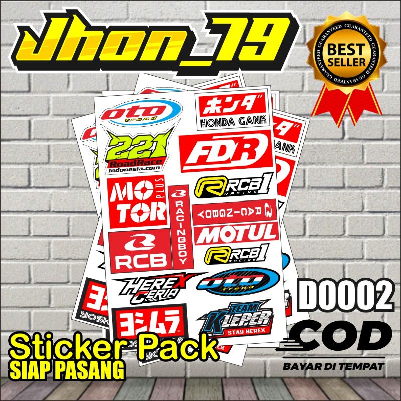 

sticker pack brand MURAH