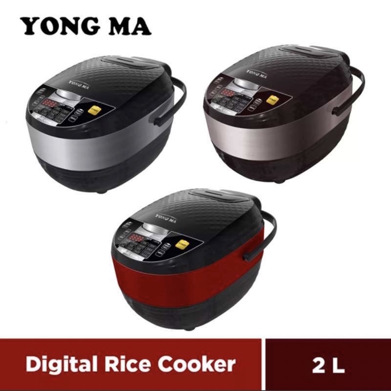 Yong Ma SMC-8027 Rice Cooker 2L Body Stainless