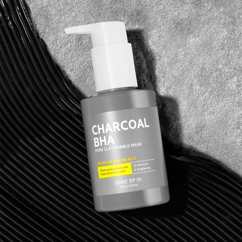Some By Mi Charcoal BHA Pore Clay Bubble Mask 120gr