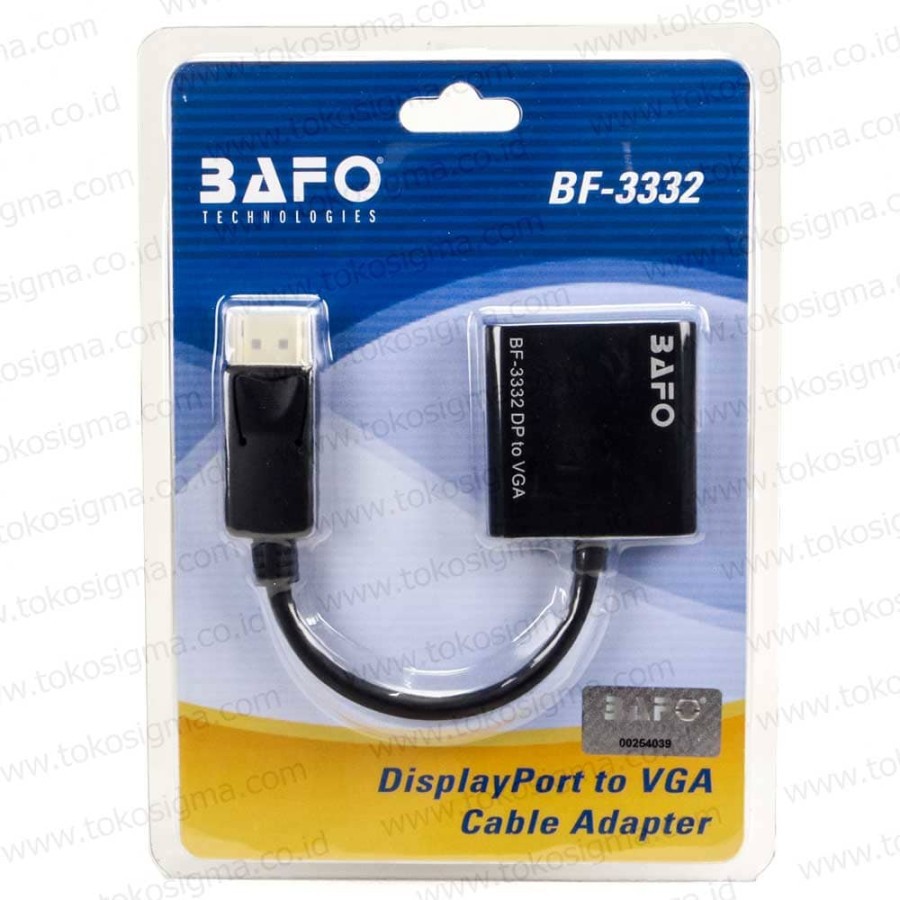 BAFO BF-3332 DisplayPort to VGA Cable Adapter