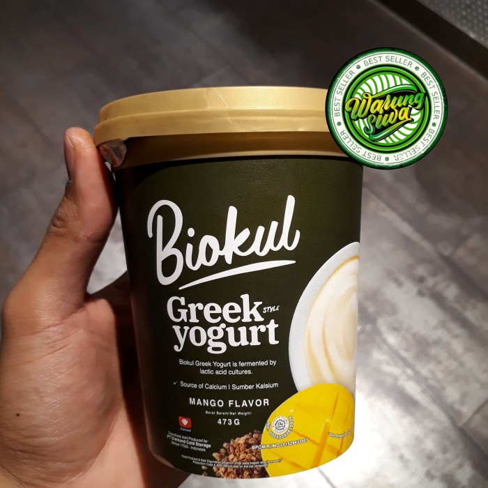 

biokul yogurt greek mango flavor 473 gram