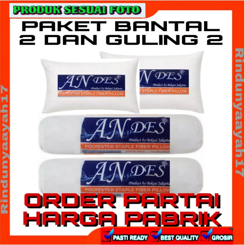 BANTAL ANDES ISI 2 PASANG