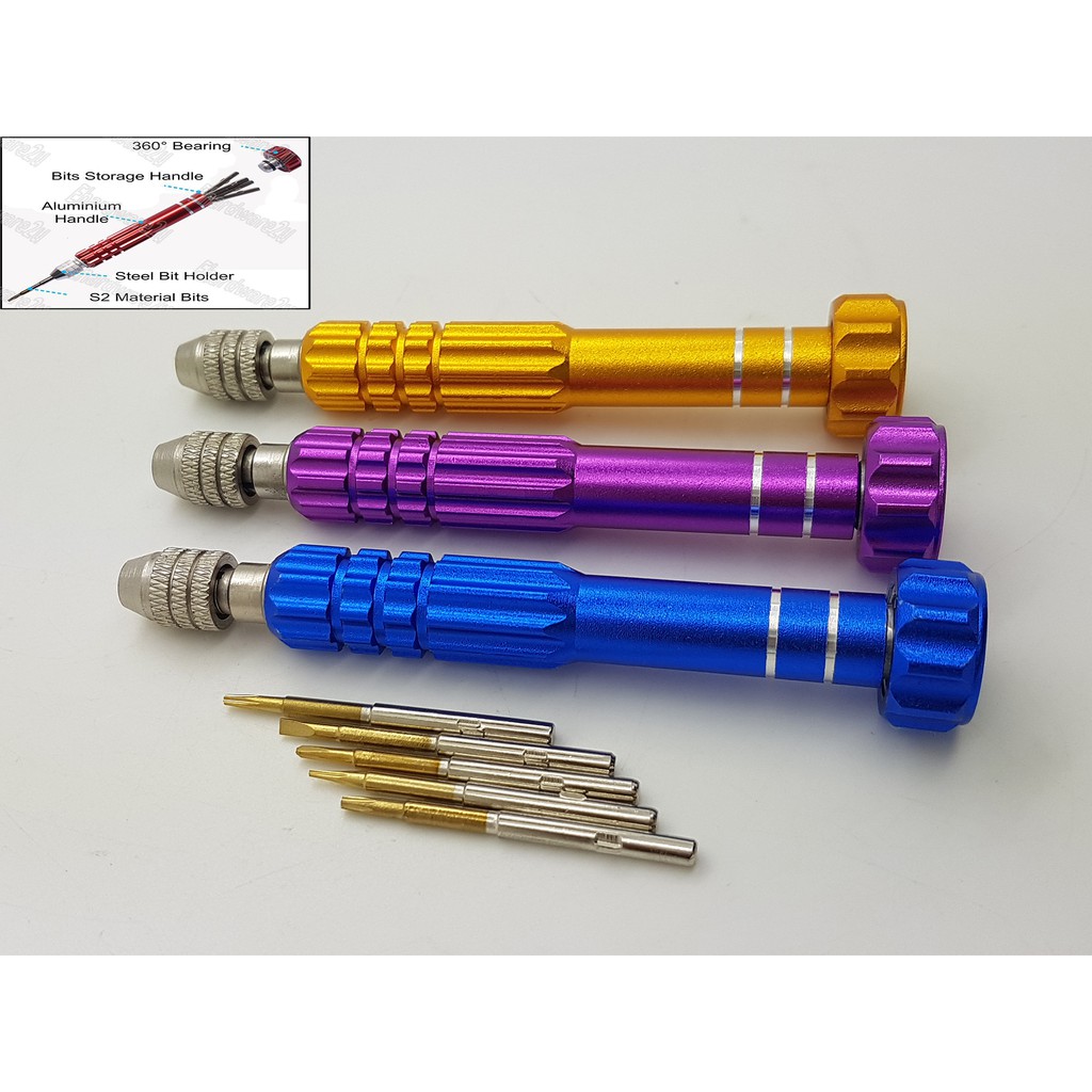 5 IN 1 PENTALOBE SCREWDRIVER SET FOR IPHONE / ANDROID PHONE / OBENG