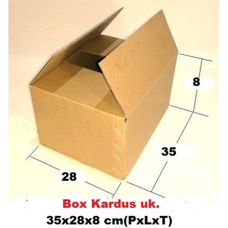

BOX Kardus/karton/Dus/ uk. 35x28x8 cm