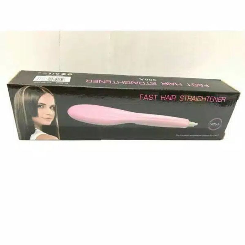 Catokan Sisir Mini 906A - Fast Hair Straightener - Catok Pelurus Rambut