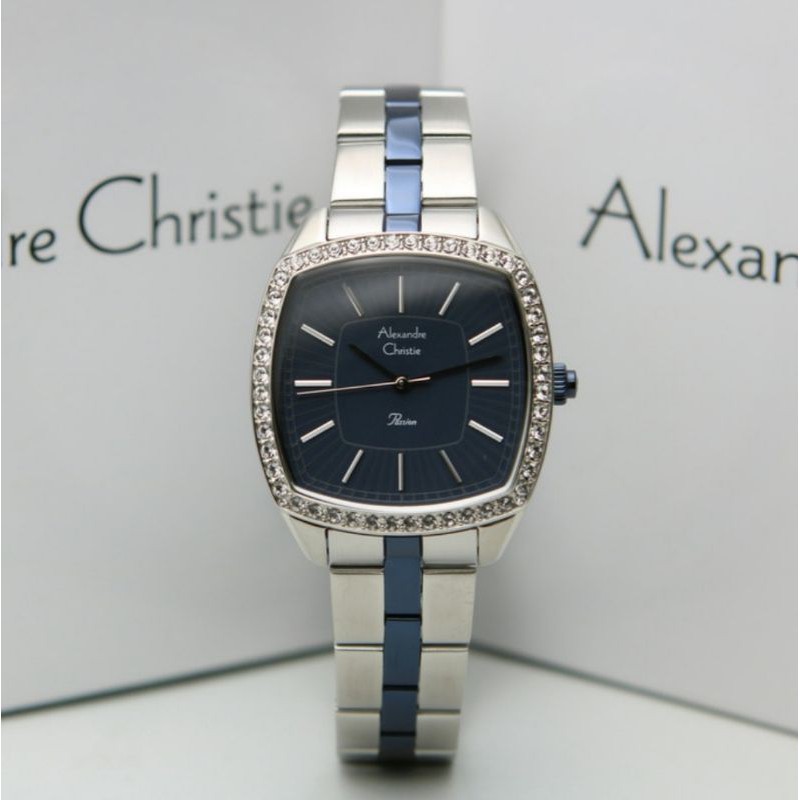ALEXANDRE CHRISTIE AC 2885 SILVER BLUE AC2885 WANITA ORIGINAL