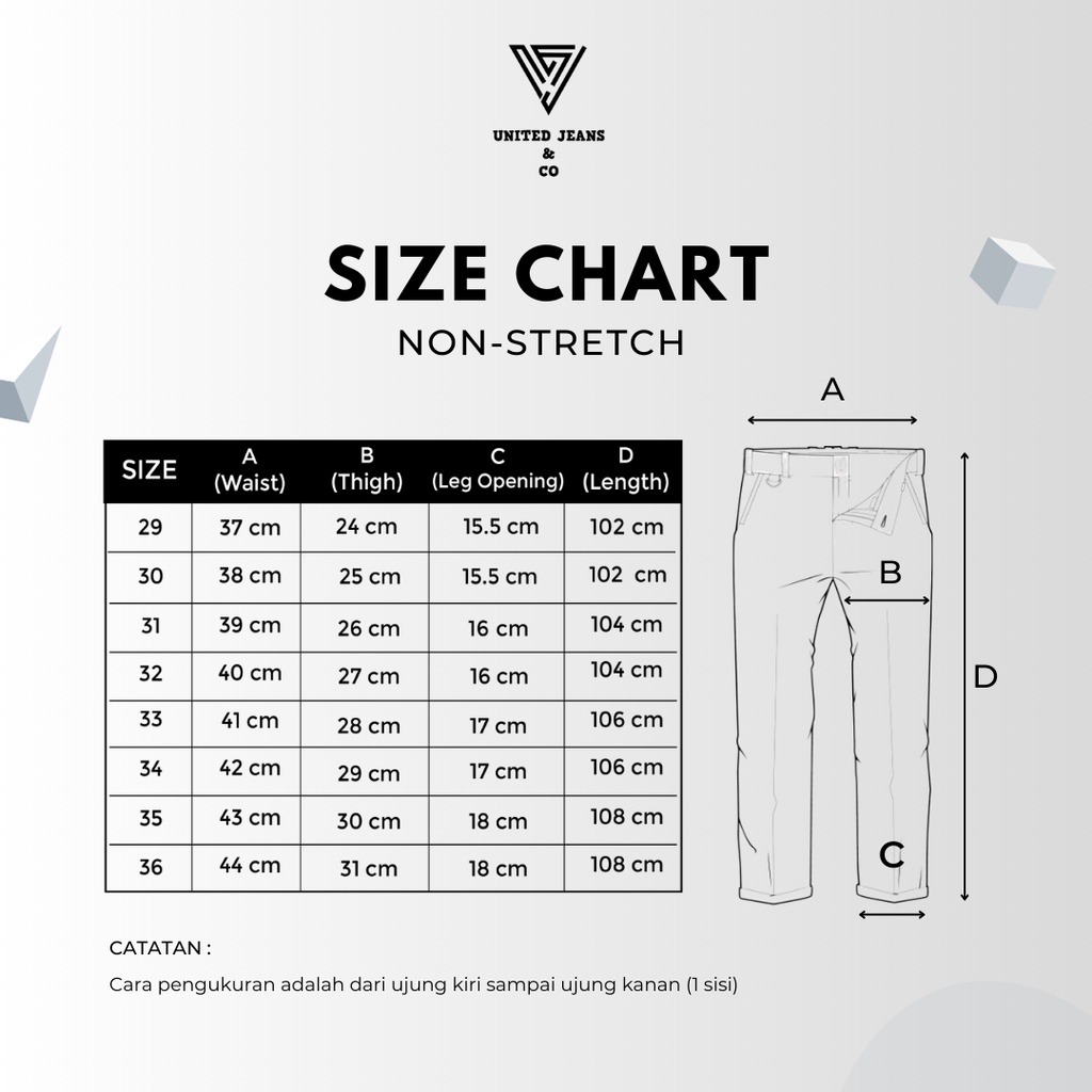 UNITEDJEANS - Celana Slim Fit Bottom Jeans Pria – Dark Grey Denim Long Pants – (NS-01)