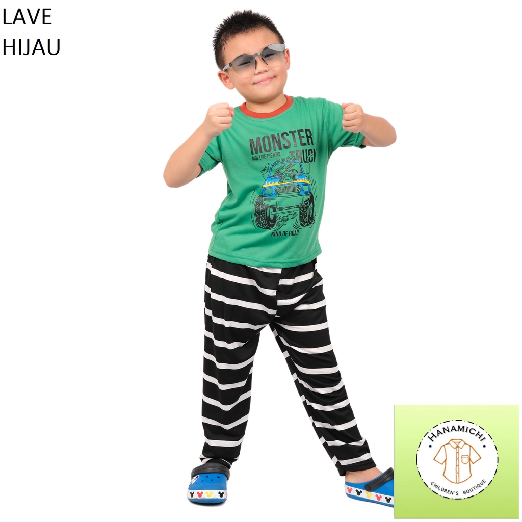 Hanamichi LAVE.CP Setelan Baju Tidur Anak Lengan Pendek