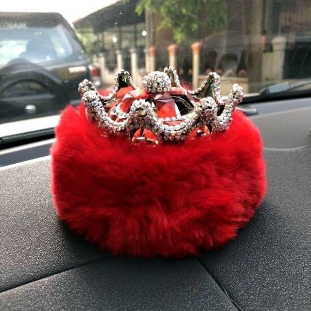 Parfum mobil mahkota bulu merah parfume mobil Parfume crown /parfume mobil mahkota blinkdiy parfume mobil Parfume Pewangi Pengharum Mobil Parfum Pajangan DAD CROWN