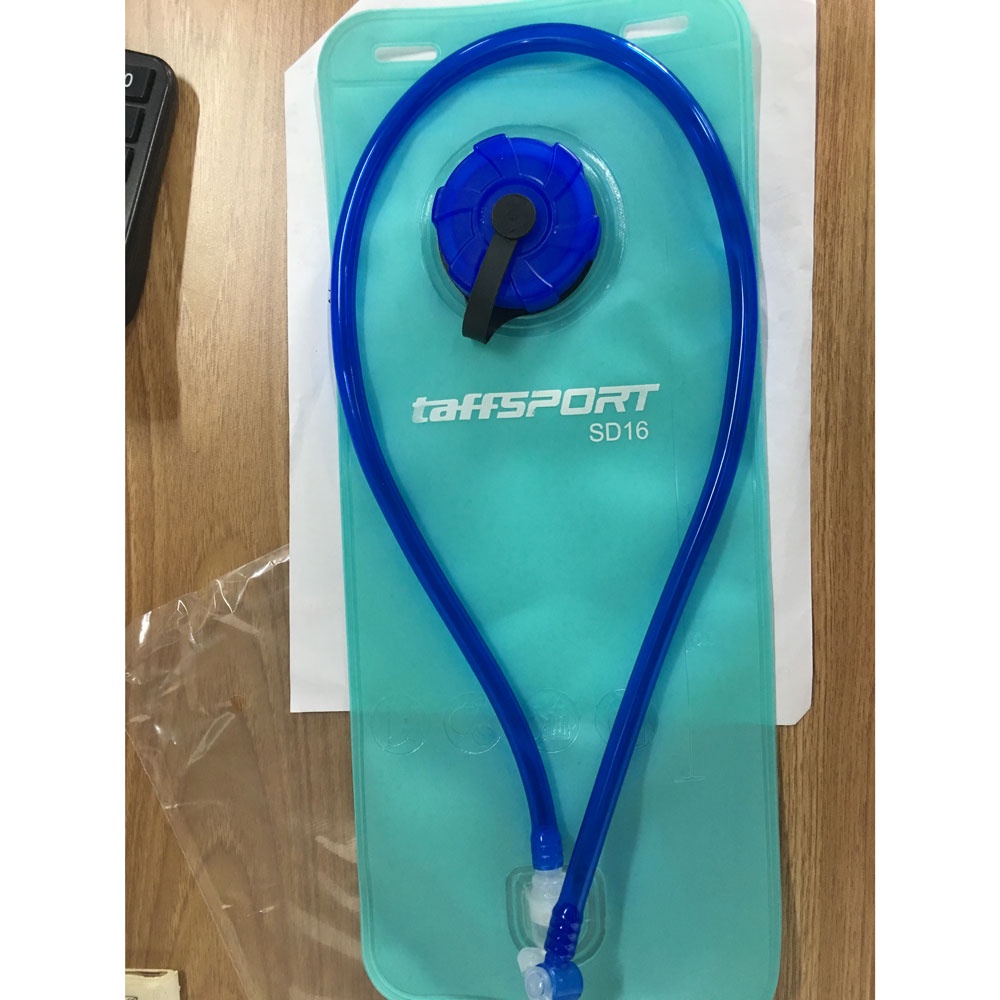 G8A TaffSPORT Kantung Air Minum Sepeda Bike Water Bladder Hydration Backpack 2L - SD16 - Blue Or-i