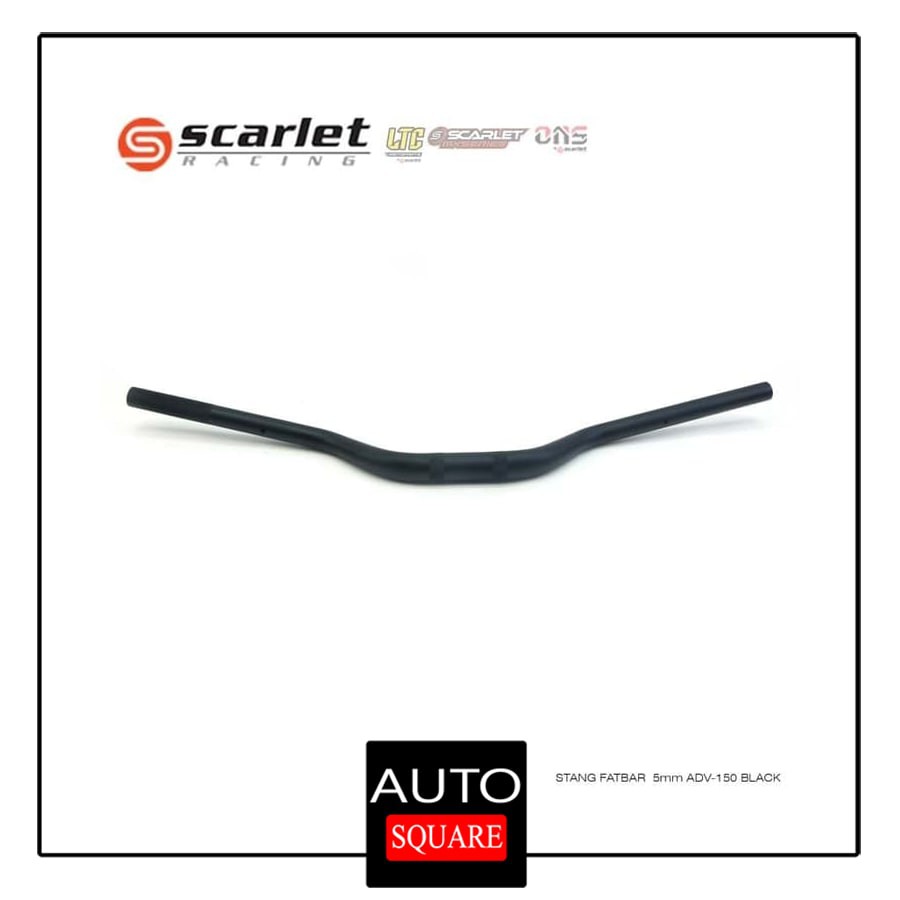 (DISKON) SCARLET RACING Stang Fatbar 5 mm ADV 150 Black