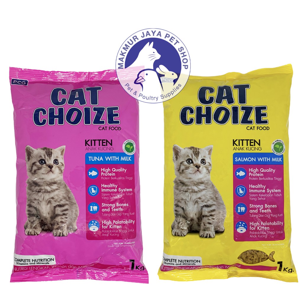 Cat Choize Kitten Cat Food Tuna Milk 1 kg / Makanan Anak Kucing 1kg