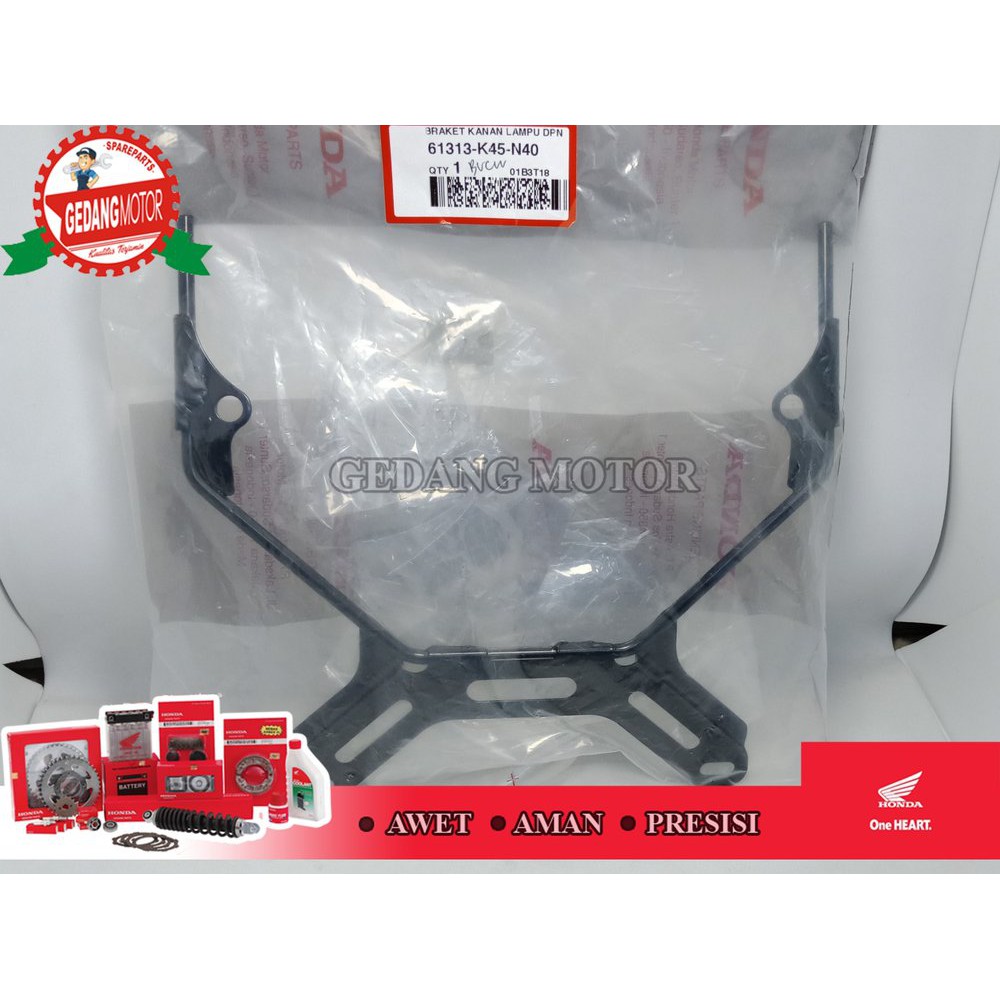 BRAKET KANAN LAMPU DEPAN HONDA CBR 150R CBR150 R 2016 61313 bac7