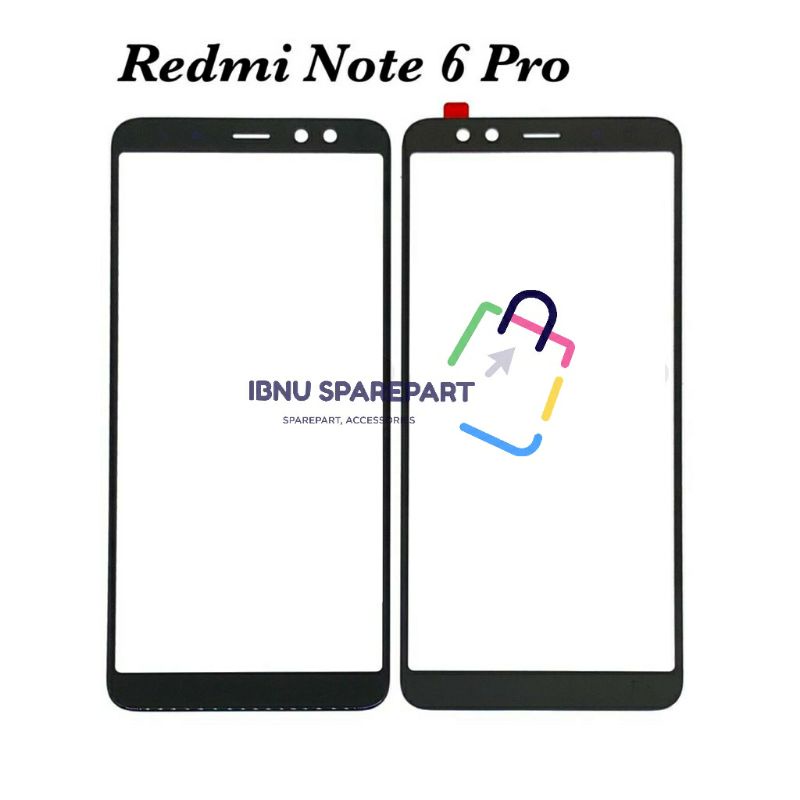 GLASS - KACA LCD TOUCHSCREEN FOR XIAOMI REDMI NOTE 6 PRO - TS ONLY