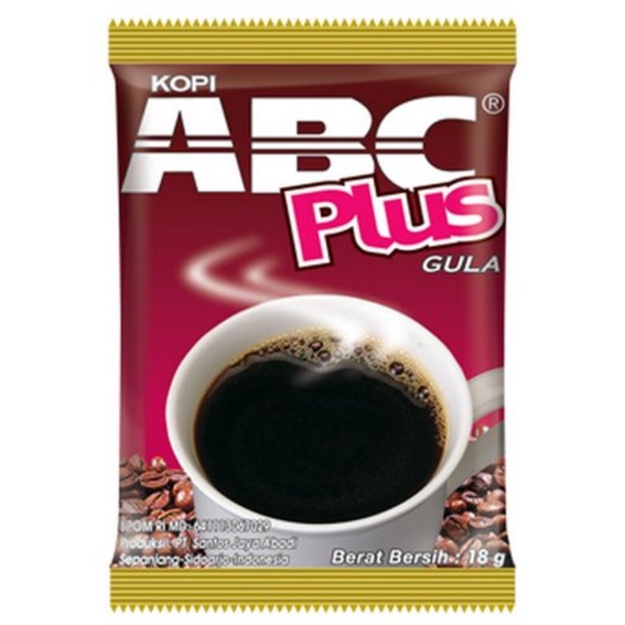 

Kopi ABC plus gula renteng 10 sachet