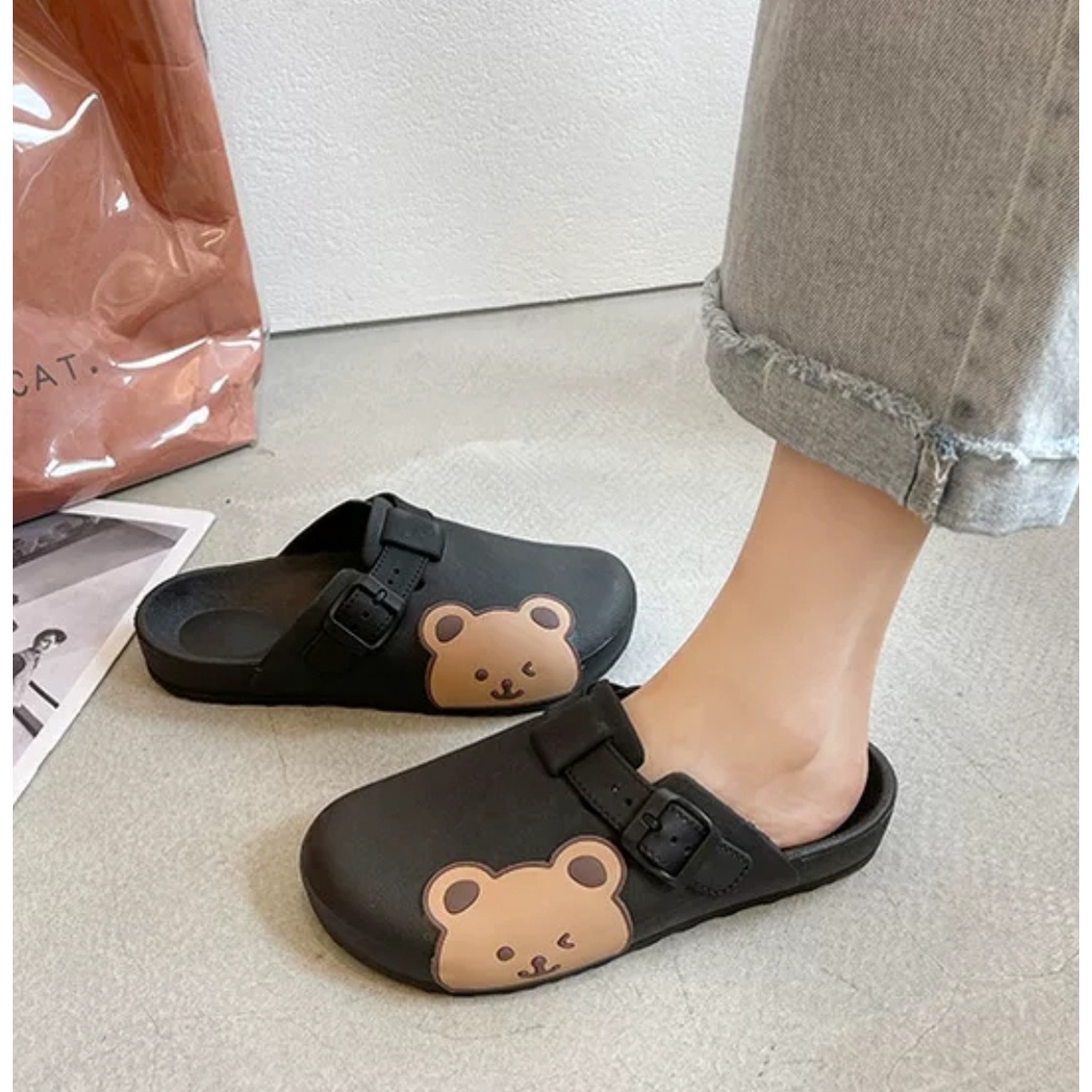 Sandal Selop Wanita Import Premium Sandal Bear Kekinian Termurah 38390 BISA COD