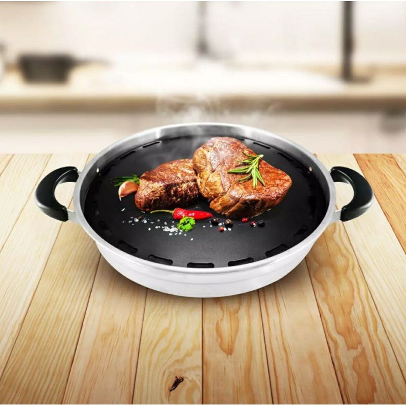 MASPION KOREA HOT Grill 30 x 6 cm - Alat pemanggang / BBQ