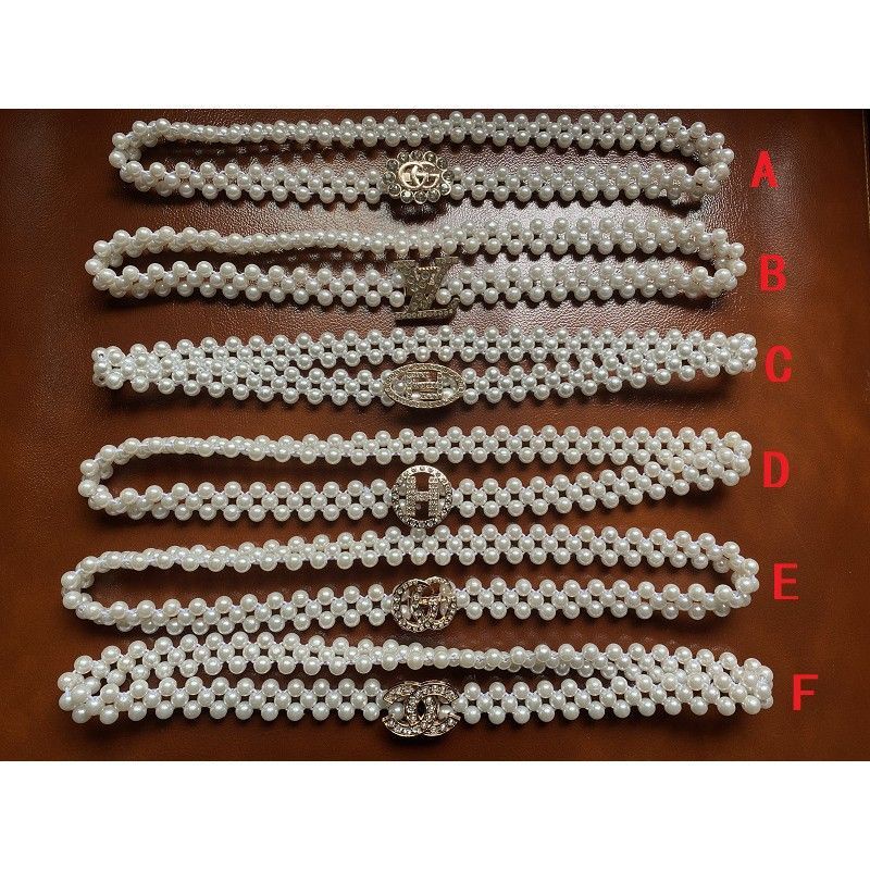 Ikat pinggang mutiara belt pearl sabuk mutiara