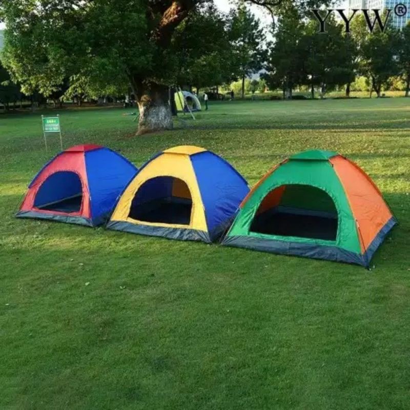 Tenda camping 4-5 person - tenda 6-7 orang kemping outdoor - tenda army - tenda alas terpal kamuflase