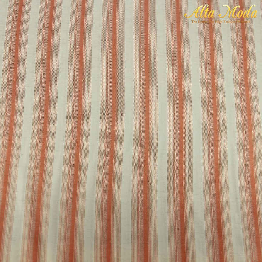 

Alta Moda Katun Mix Suiting Garis Garis Orange (1M)