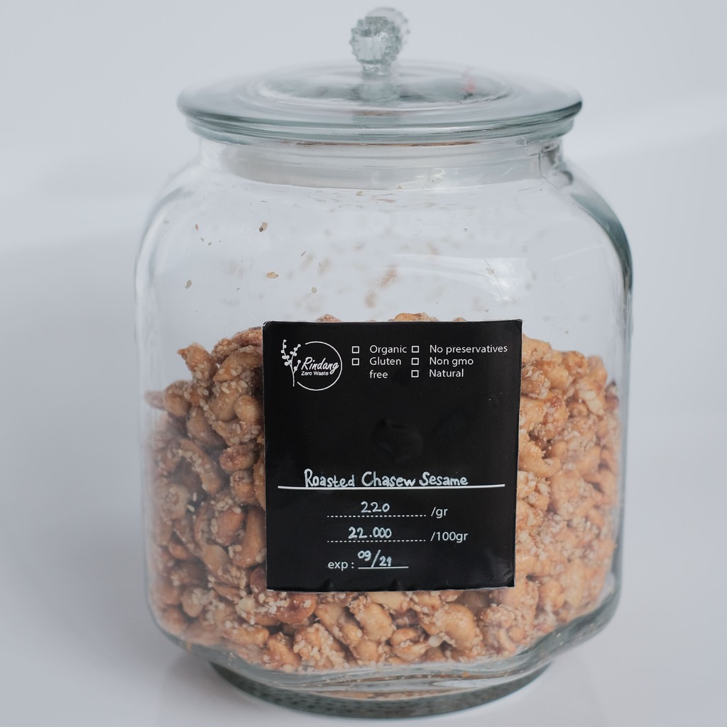 

roasted chasew sesame 100 gram