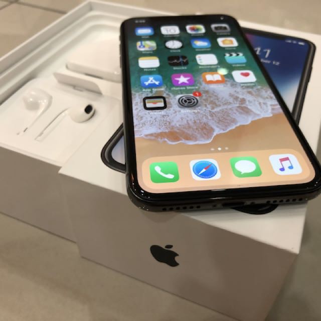 IPHONE X 256GB SECOND MULUS 100% GARANSI 1 BULAN SIM ALL OPERATOR IMEI AMAN HP MURAH HANDPHONE MURAH