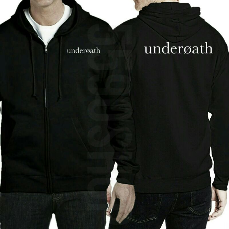 underoath zip up hoodie