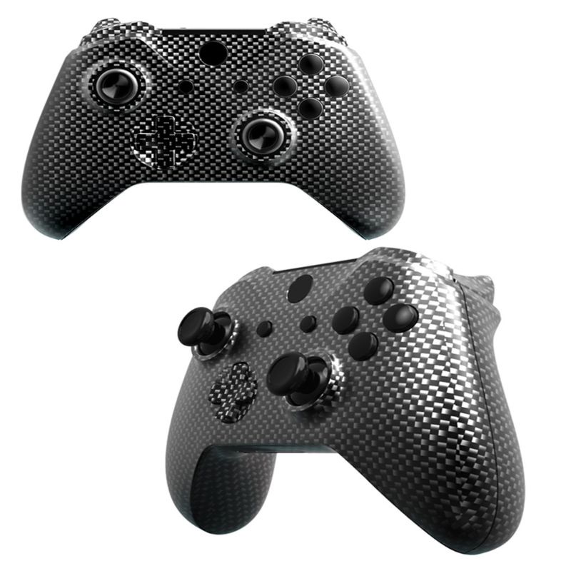 Btsg Controller Handle Front Middle Housing Shell Gamepad Kulit Strip Hias Untuk Case Cover Faceplate Plastik Untuk Xbo